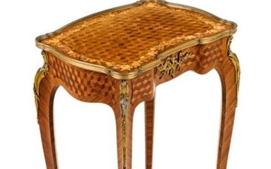 A Louis XV/XVI Transitional Style Marquetry Writing