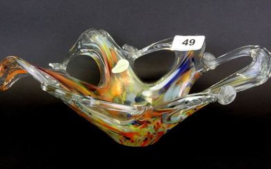 A Murano glass bowl, Dia. 30cm.