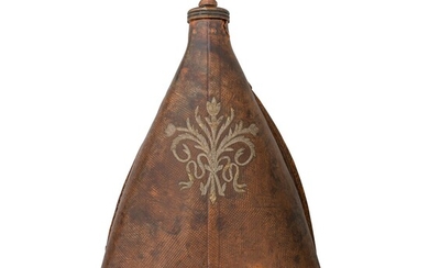 A RARE LARGE OTTOMAN FLASK, LATE 18TH CENTURY/EARLY 19TH CENTURY