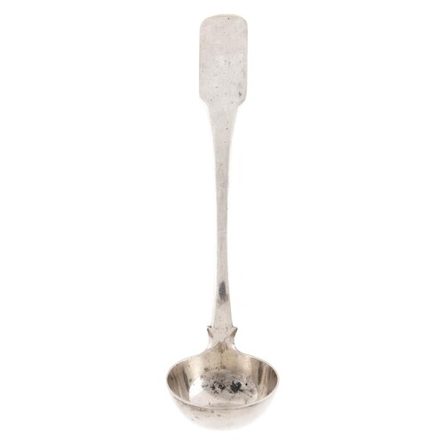A Scottish provincial silver toddy ladle, first half 19th c,...