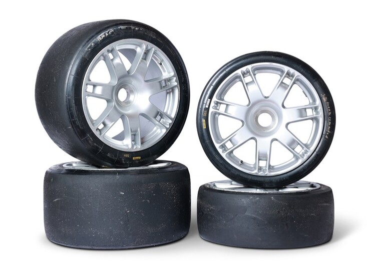 A Set of Four Maserati MC12 Wheels with Tyres §