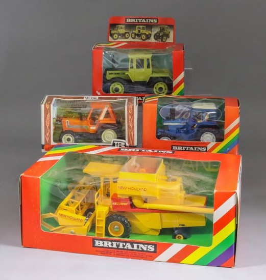 A Small Collection of Britain's Model Tractors and Agricultural...