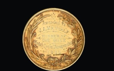 A Victorian Gold Medal, Maker's Mark JM, Possibly for Joseph...