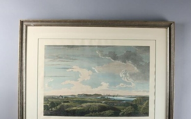 "A View of Boston" Aquatint after W. Pierrie Engraved