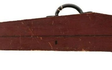 A WESTLEY RICHARDS STORAGE CASE FOR A RIFLE, the plain
