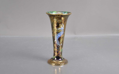 A Wedgwood 'Fairyland' lustre Daisy Makeig-Jones 'Butterfly Woman' pattern vase