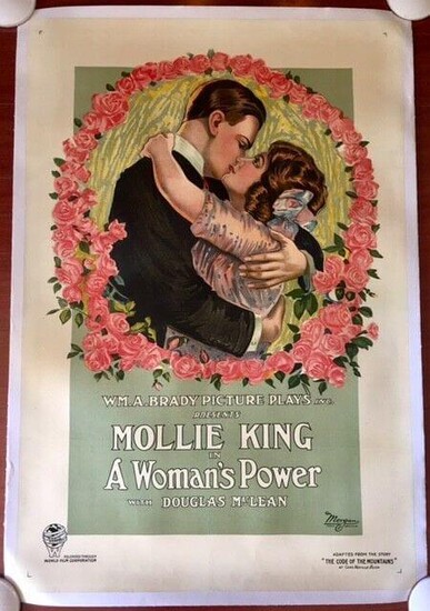 A Woman's Power (1916) US 1 SH Movie Poster LB