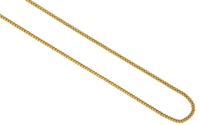 A belcher link necklace, of curb link design, unmarked, length 66.0cm , approximate gross weight 23g