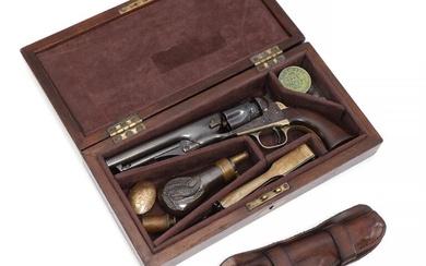 A cased Colt Pocket Police revolver model 1862 nr. 7641 in calibre...
