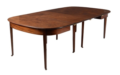 A mahogany dining table - WITHDRAWN LOT