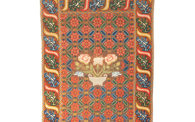 A needlework rug Mid-18th century, probably English