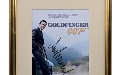 A signed Sean Connery James Bond 'Goldfinger' Aston Martin DB5...