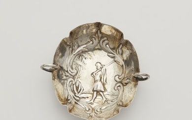 A small Augsburg silver brandy bowl