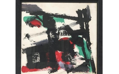 ABSTRACT AMERICAN INK OIL PAINTING BY FRANZ KLINE