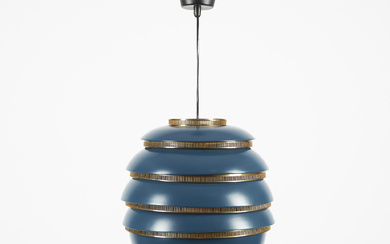 ALVAR AALTO. A “Beehive” ceiling lamp, model A332, manufactured by Valaitustyöu, designed in 1953.