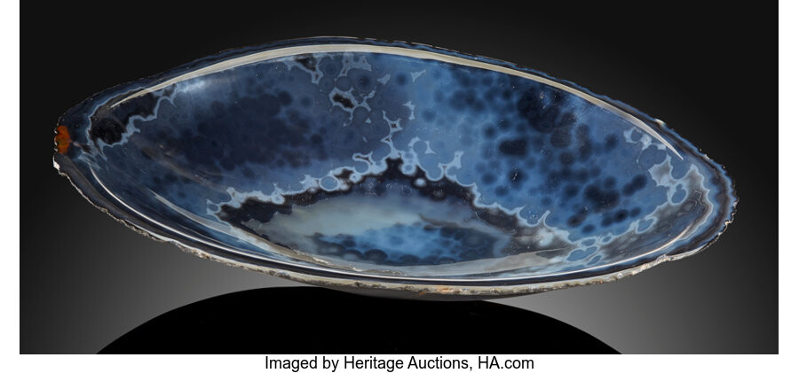 Agate Bowl Brazil This gorgeous and practical bowl has...