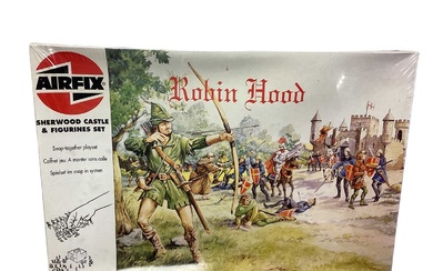 Airfix Snap Together Robin Hood Sherwood Castle & Figurines Set Series 6, in sealed box No.06702 (1)