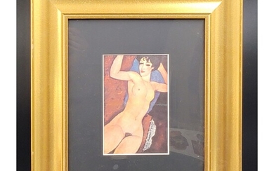 Amedeo Modigliani Lithograph With COA
