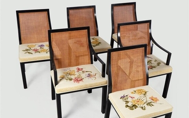 American Modern Design Set of six dining chairs, USA,...
