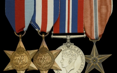 An exceptional Posthumous Bronze Star group of four awarded to Captain H....