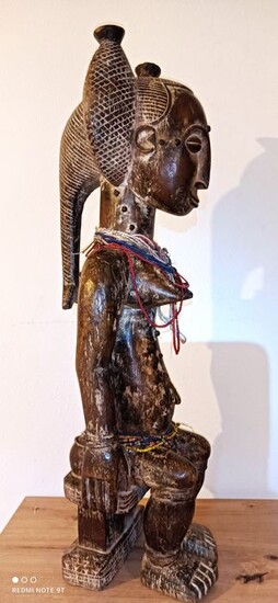 Ancestor statue - Wood - Attie - Akan - Ivory Coast - 70 cm