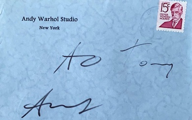 Andy Warhol (after) - Andy Warhol Studio Envelope