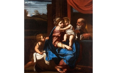 Annibale Carracci, 1560 Bologna – 1609 Rom, zug., Heilige Familie mit dem Johannesknaben „MADONNA MONTALTO“