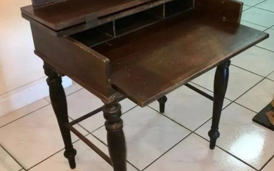 Antique Solid Wood Writing DESK Table