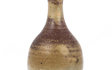 Asian Glazed Stoneware Vase
