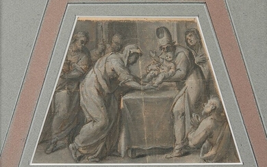 Attribué à Cristofano RONCALLI, il Pomarancio (Pomarance, 1552 - Rome, 1626)