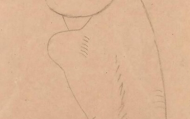 Attributed to Gertrude Harvey, A sketch of a female
