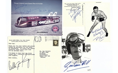 Autograph Collection.- Sportsmen & Entertainers