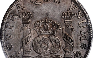 BOLIVIA. 4 Reales, 1767-PTS JR. Potosi Mint. Charles III. PCGS AU-58 Gold Shield.