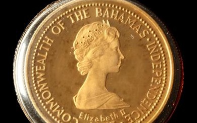 Bahamas, 1976 Proof Gold 100 Dollars