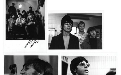 Beatles: Gunter Zint (4) Signed Photographs