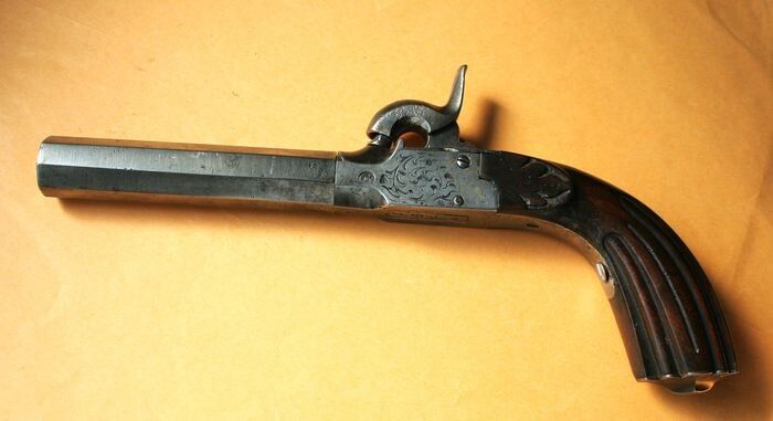 Belgium - 19th Century - Early to Mid - pocket - Percussion - Pistol - 11mm cal