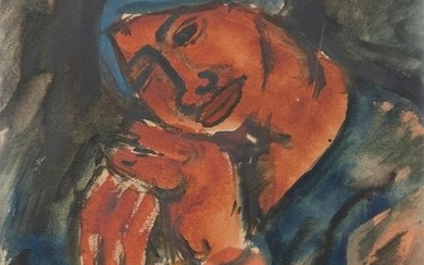Ben Shahn (American, 1898-1969) Untitled (Woman)
