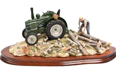 Border Fine Arts 'Hauling Out' (Field Marshall Tractor), model No....
