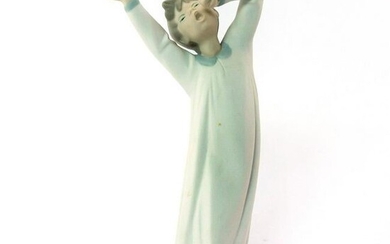 Boy Yawning 01014870 - Lladro Porcelain Figurine