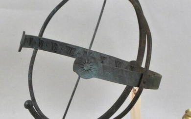 Bronze Armillary Sundial