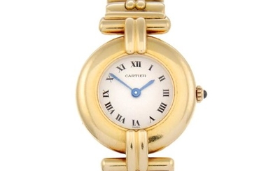 CARTIER - a Rivoli bracelet watch. 18ct yellow gold