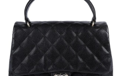 CHANEL - a Caviar Top Handle handbag. Designed with