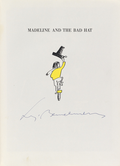 (CHILDREN'S LITERATURE.) BEMELMANS, LUDWIG. Madeline and the Bad Hat. Color illustrations throughout by...