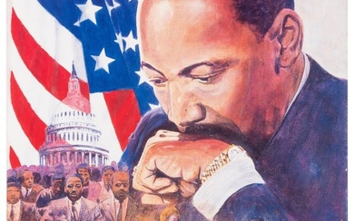 [CIVIL RIGHTS]. BATES, Johnnie B Jr. Martin Luther King Jun...