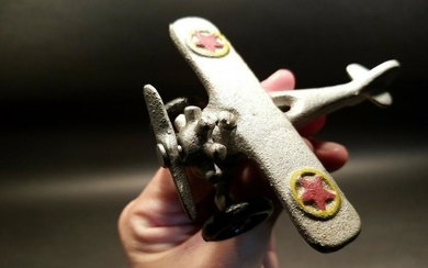 Cast Iron Airplane Toy
