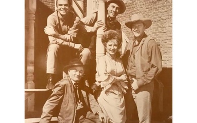 Cast of Gunsmoke, Western Television Series, Photo Print