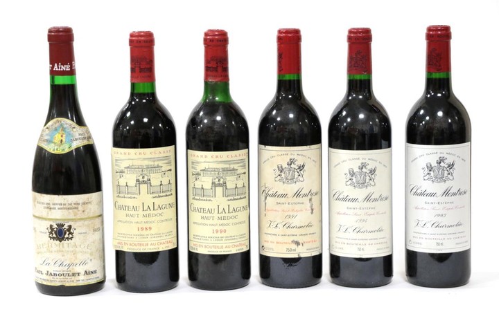 Château Montrose Saint Estephe 1991, 1993 and 1994 (three bottles),...