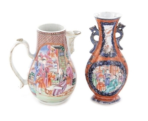 Chinese Export porcelain jug and vase (2pcs)