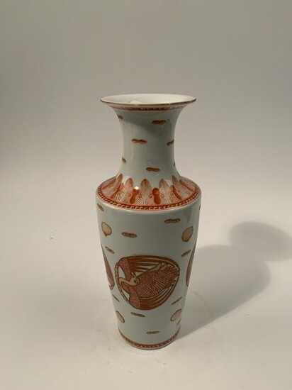 Chinese Qing Red Glaze Vase