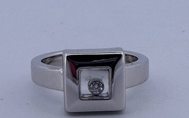 Chopard - Ring - Happy Diamonds - 18 kt. White gold - 0.05 tw. Diamond (Natural)
